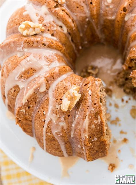 apple-spice-cake-with-maple-glaze-cook-with-manali image