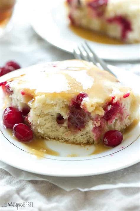 cranberry-cake-with-caramel-sauce-an-easy-holiday image