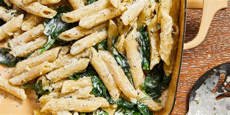 baked-spinach-feta-pasta-eatingwell image