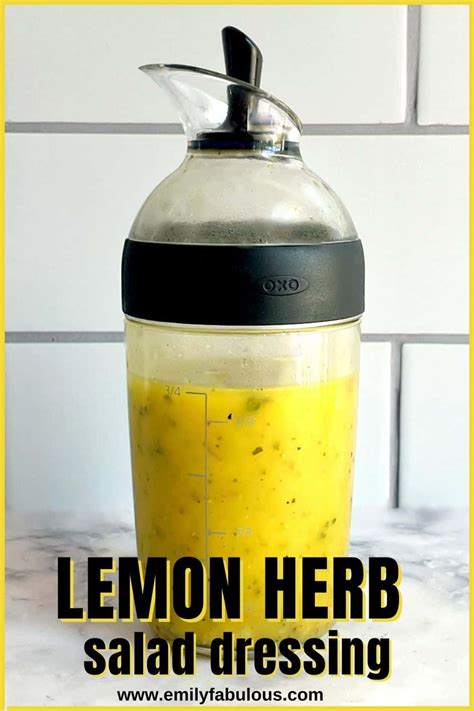 lemon-herb-salad-dressing-greek-easy-emilyfabulous image