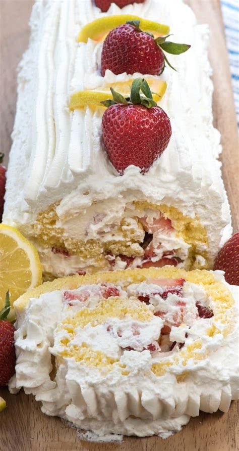 lemon-strawberry-shortcake-cake-roll-crazy-for-crust image