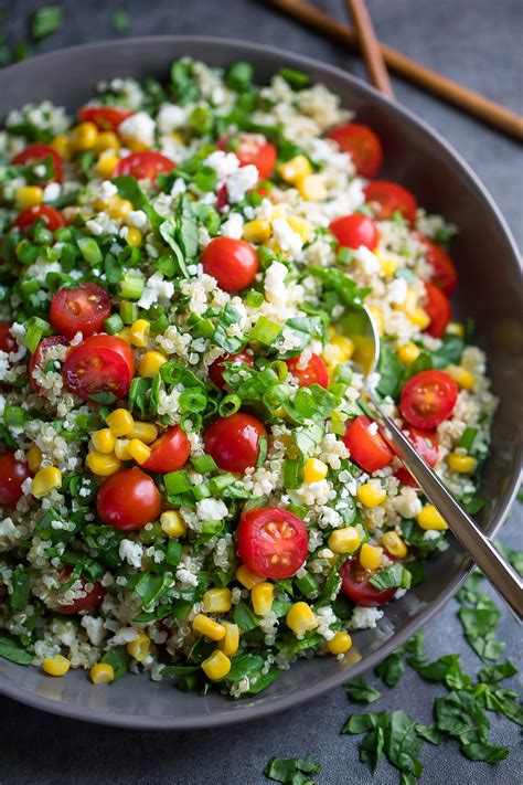 quinoa-spinach-salad-with-tomatoes-and-feta image