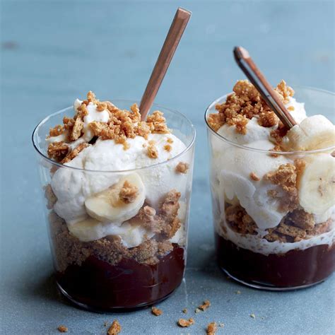 banana-and-chocolate-cream-pie-parfaits-food-wine image