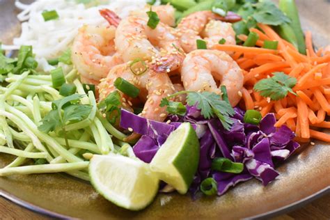 asian-rice-noodle-shrimp-salad image