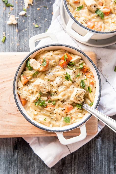 creamy-chicken-orzo-soup-smells-like-home image