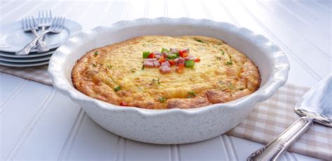 western-crustless-quiche-is-packed-with-veggies-ham image