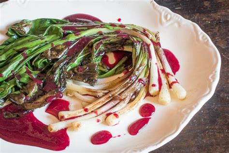 grilled-ramp-with-cholkecherry-sauce-recipe-forager image