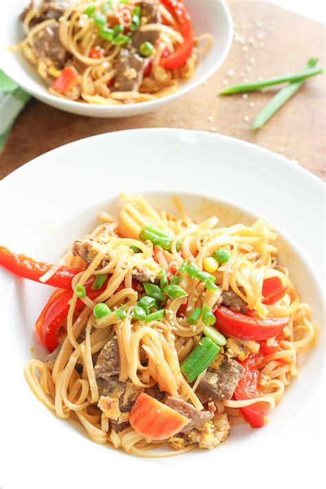easy-beef-pad-thai-simple-quick-delicious-bless-her image