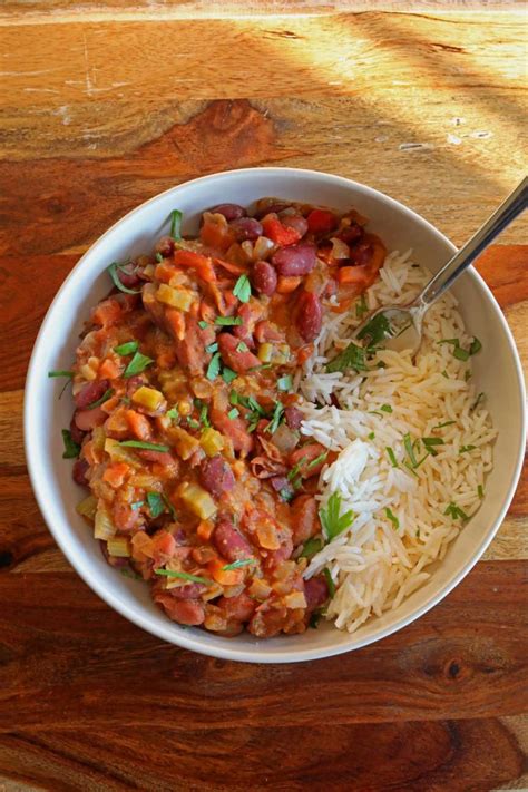 vegetarian-red-beans-and-rice-a-meatless-monday image