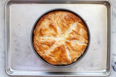 cheesy-artichoke-pie-recipe-simply image