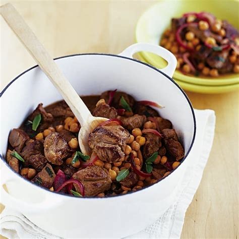 spiced-lamb-with-chickpeas-recipe-delicious-magazine image