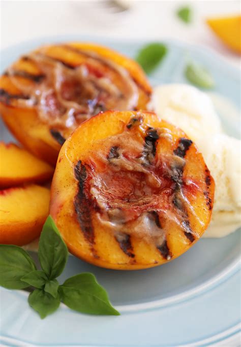 grilled-peaches-with-cinnamon-sugar-butter-the image