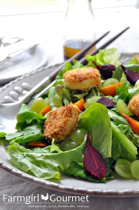 roasted-beet-salad-with-fried-goat-cheese-croutons image