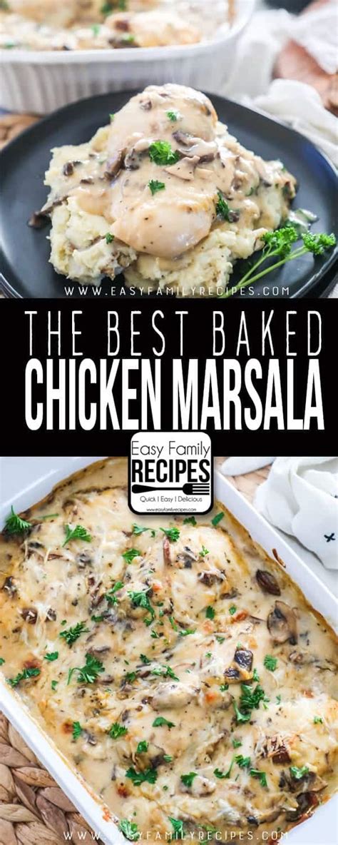the-best-baked-chicken-marsala-easy-family image