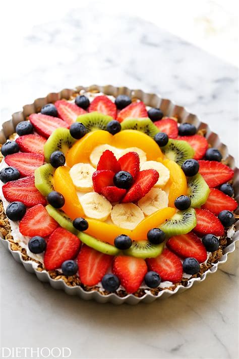 healthy-breakfast-fruit-pizza-recipe-diethood image