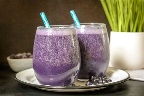 healthy-blueberry-smoothie-with-almond-milk-savory-thoughts image