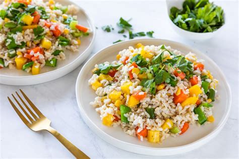 vegan-asian-rice-salad-with-vegetables image