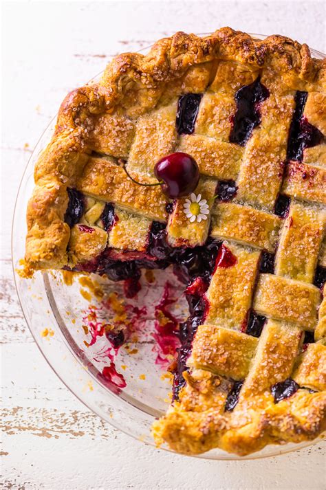 the-best-cherry-pie-recipe-from-scratch-baker-by image