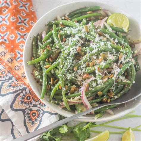 mexican-green-bean-salad-with-cilantro-lime-dressing image