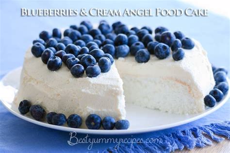 blueberries-and-cream-angel-food-cake image