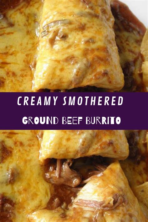creamy-smothered-ground-beef-burritos image