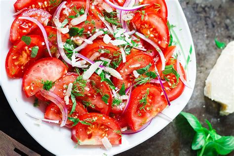 fresh-herbs-and-tomato-salad-recipe-eatwell101 image