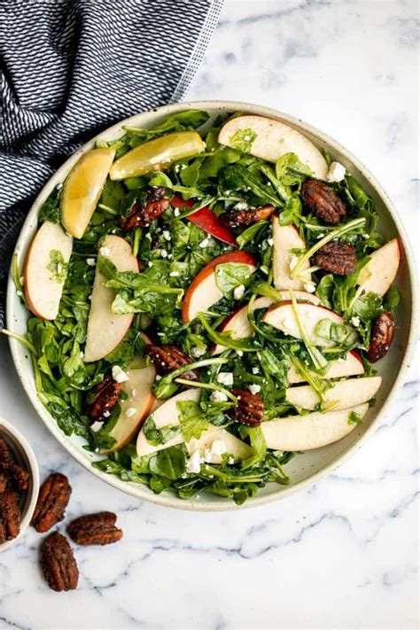 arugula-salad-with-apple-and-pecan-ahead-of-thyme image