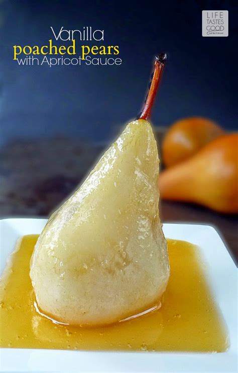 vanilla-poached-pears-with-apricot-sauce image