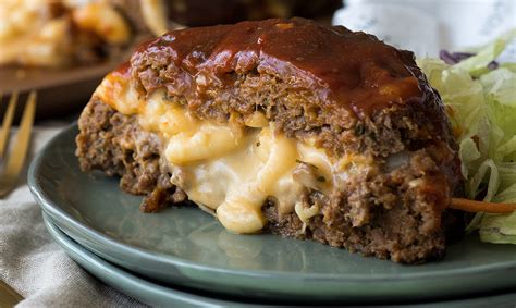 macaroni-and-cheese-stuffed-meatloaf-bob-evans image