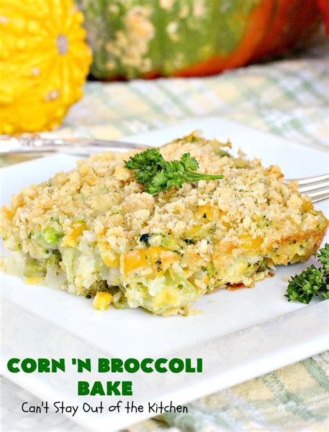 corn-n-broccoli-bake-cant-stay-out-of-the-kitchen image