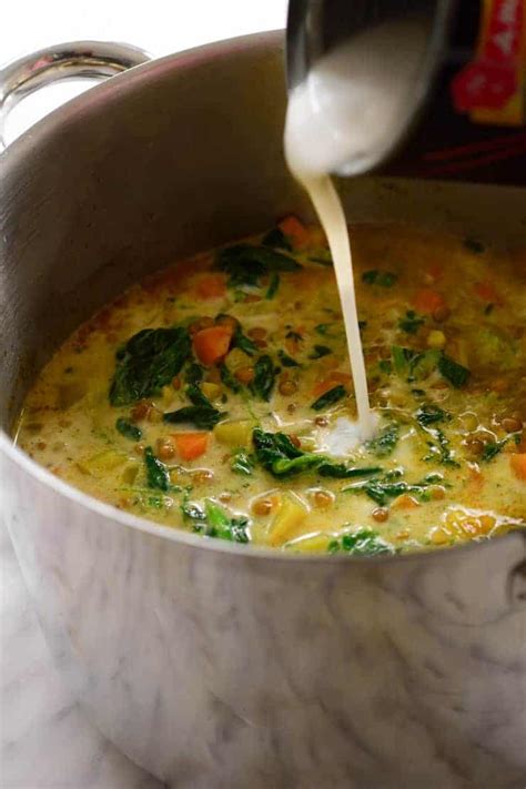 vegan-curry-lentil-soup-the-stingy-vegan image