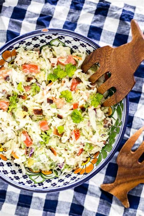 5-minute-blt-coleslaw-salad-plating-pixels image