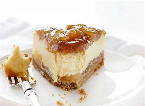 caramel-apple-cheesecake-i-am-baker image