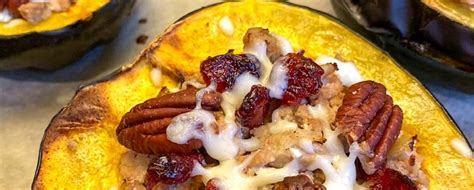 turkey-stuffed-acorn-squash-with-cranberries-and image