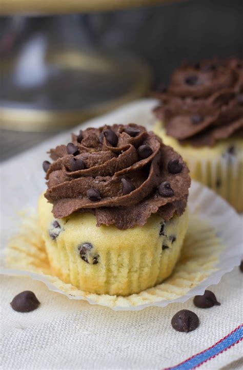 vanilla-chocolate-chip-cupcakes-with-chocolate image
