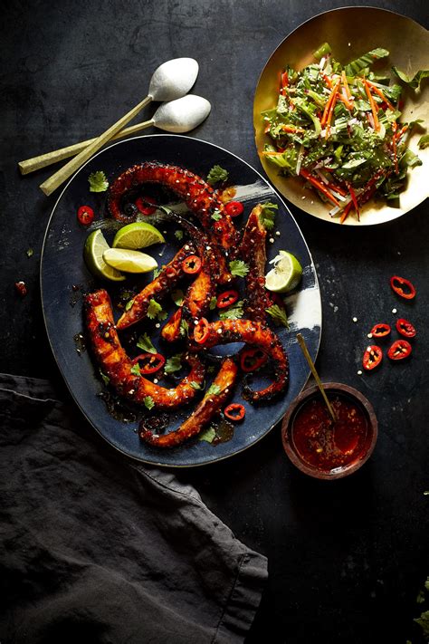 grilled-octopus-with-korean-barbecue-sauce-and-baby image
