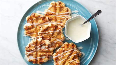 easy-cinnamon-roll-waffles-recipe-tablespooncom image