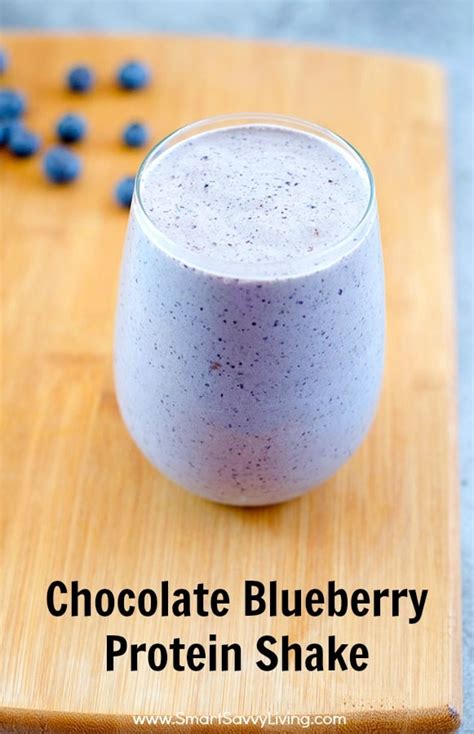 chocolate-blueberry-protein-shake-recipe-smart image