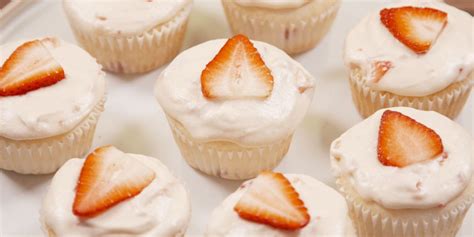 best-strawberry-champagne-mimosa-cupcakes-delish image