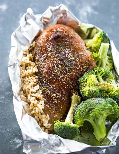 foil-pack-chicken-rice-and-broccoli-gimme-delicious image