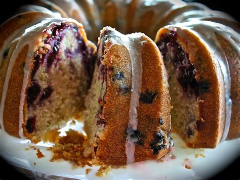 huckleberry-butter-cake-with-lemon-glaze image