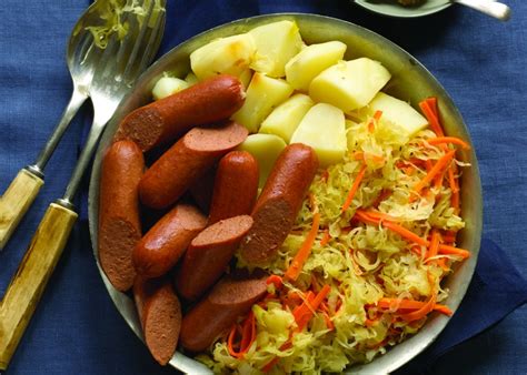 knockwurst-with-sauerkraut-and-potatoes-jamie-geller image