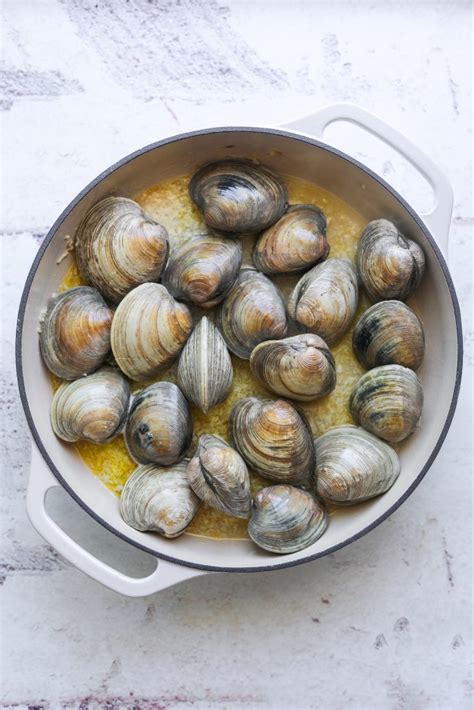 steamed-clams-with-white-wine-garlic-and-butter image