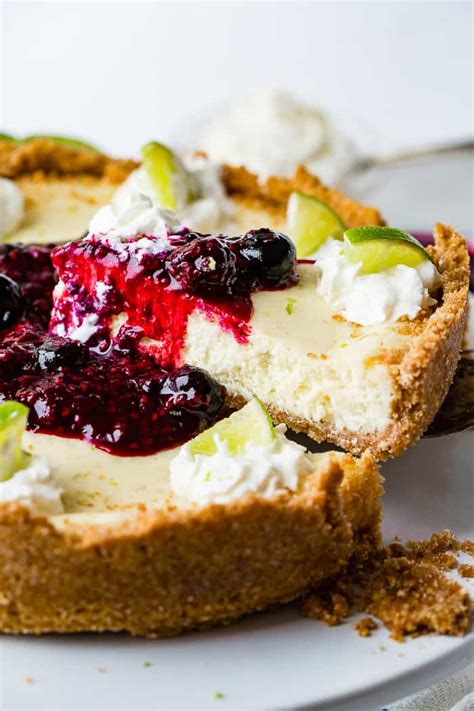 my-favorite-lime-cheesecake-with-triple-berry-sauce image