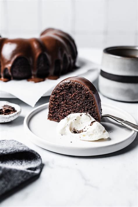 chocolate-olive-oil-bundt-cake-the-floured-table image