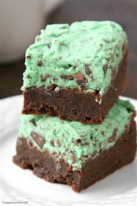 best-homemade-mint-brownies-snappy-gourmet image