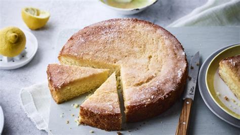 vegan-lemon-drizzle-cake-recipe-bbc-food image