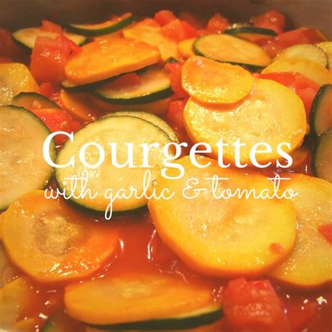 easy-zucchinicourgette-recipe-with-garlic-tomato image