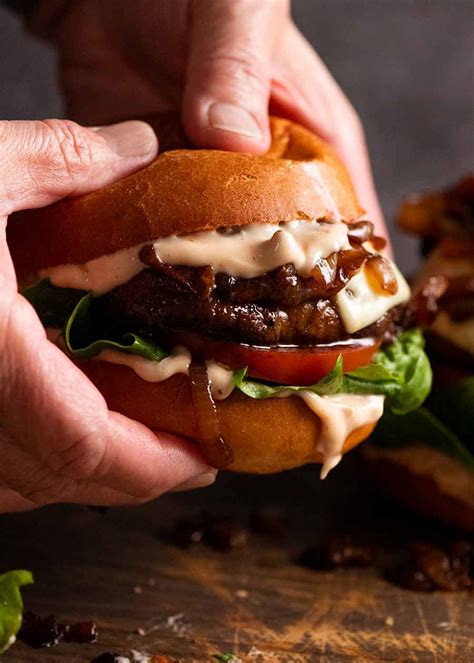 swiss-mushroom-burgers-quick-easy-recipetin-eats image