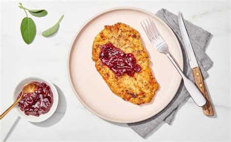 breaded-turkey-cutlets-with-brown-butter-cranberry image